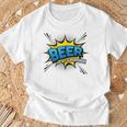 Beer Is My Superpower Comic Book T-Shirt Gifts for Old Men Beer Is My Superpower Comic Book T-Shirt Gifts for Old Men