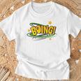 BOING Pop Art Comic Book Speech Bubbles Street Graffiti Art T-Shirt Gifts for Old Men BOING Pop Art Comic Book Speech Bubbles Street Graffiti Art T-Shirt Gifts for Old Men