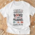 Book & Pajamas Humorous If It Involves Books And Pajamas T-Shirt Gifts for Old Men Book & Pajamas Humorous If It Involves Books And Pajamas T-Shirt Gifts for Old Men