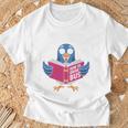 This Is My Book Character Costume Cute Pigeon Kids Reading T-Shirt Gifts for Old Men