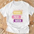 Book Fair Bookworm Library Its Book Fair Week T-Shirt Gifts for Old Men