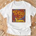 Book Of Kells Celtic Knot Medieval Bird Premium Tri-Blend T-Shirt Gifts for Old Men