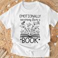 Book Lover Emotionally Recovering From A Book T-Shirt Gifts for Old Men