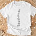 Book Lover Spine Backbone Bookworm Avid Reading Lovers Books T-Shirt Gifts for Old Men