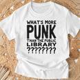Book Reader What's More Punk Than The Public Library T-Shirt Gifts for Old Men Book Reader What's More Punk Than The Public Library T-Shirt Gifts for Old Men