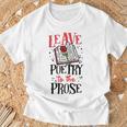 Poetry Gifts, Poetry Shirts