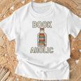 Bookaholic – Book Lover Pun Graphic For Readers Premium Tri-Blend T-Shirt Gifts for Old Men