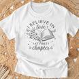 Books I Believe In Love At First Chapter Book Lover T-Shirt Gifts for Old Men Books I Believe In Love At First Chapter Book Lover T-Shirt Gifts for Old Men