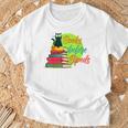 Books Before Bipeds T-Shirt Gifts for Old Men Books Before Bipeds T-Shirt Gifts for Old Men