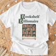Bookshelf Wealth Billionaire Book Collector Collection T-Shirt Gifts for Old Men Bookshelf Wealth Billionaire Book Collector Collection T-Shirt Gifts for Old Men