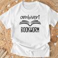Bookworm Ambivert Fun Book Lovers Reading T-Shirt Gifts for Old Men Bookworm Ambivert Fun Book Lovers Reading T-Shirt Gifts for Old Men