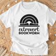 Bookworm Extrovert Fun Book Lovers Reading T-Shirt Gifts for Old Men Bookworm Extrovert Fun Book Lovers Reading T-Shirt Gifts for Old Men