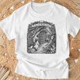 For Bookworm A Secret Book CAVE Frog Girl Mushroom Books T-Shirt Gifts for Old Men
