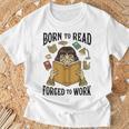 Born To Read Forced To Work Reading Book Lover T-Shirt Gifts for Old Men Born To Read Forced To Work Reading Book Lover T-Shirt Gifts for Old Men