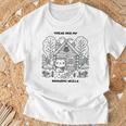 Cat Colouring Book Drawing Painting Art T-Shirt Gifts for Old Men Cat Colouring Book Drawing Painting Art T-Shirt Gifts for Old Men