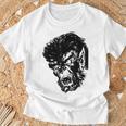 Classic Monster Horror Comic Book Horror Movie Werewolf T-Shirt Gifts for Old Men