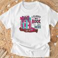 I Closed My Book To Be Here Fall Pumpkin T-Shirt Gifts for Old Men