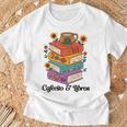 Coffee & Book Lover Reader Mexican Spanish Cafecito & Libros T-Shirt Gifts for Old Men Coffee & Book Lover Reader Mexican Spanish Cafecito & Libros T-Shirt Gifts for Old Men