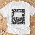 Composition Book Notebook School Class Premium Tri-Blend T-Shirt T-Shirt Gifts for Old Men Composition Book Notebook School Class Premium Tri-Blend T-Shirt T-Shirt Gifts for Old Men