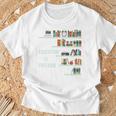 Cool Africa Education Is Freedom Library Book T-Shirt Gifts for Old Men