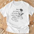 Cool Too Fond Of Books Louisa May Alcott Quote T-Shirt T-Shirt Gifts for Old Men Cool Too Fond Of Books Louisa May Alcott Quote T-Shirt T-Shirt Gifts for Old Men