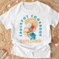 Crockpot Cookbook Baking Cooking Lovers Chef Cook Bakers T-Shirt Gifts for Old Men