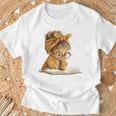 Cute Girl Open Book Reading Book Lover Graphic Round Glasses T-Shirt Gifts for Old Men Cute Girl Open Book Reading Book Lover Graphic Round Glasses T-Shirt Gifts for Old Men