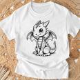 Cute Kawaii Dragon Coloring Book Art Color In T-Shirt Gifts for Old Men Cute Kawaii Dragon Coloring Book Art Color In T-Shirt Gifts for Old Men