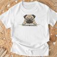 Cute Pug Dog Reading Book Love To Read T-Shirt Gifts for Old Men Cute Pug Dog Reading Book Love To Read T-Shirt Gifts for Old Men