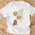 Cute Reading Cat With Kitten Dandelion Flowers Book Lover T-Shirt Gifts for Old Men Cute Reading Cat With Kitten Dandelion Flowers Book Lover T-Shirt Gifts for Old Men