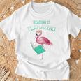 Cute Reading Is Flamazing Flamingo Book Lover Reader T-Shirt Gifts for Old Men Cute Reading Is Flamazing Flamingo Book Lover Reader T-Shirt Gifts for Old Men