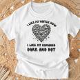 Dark Romance Coffee Lover Spicy Books Bookish Merch Women T-Shirt Gifts for Old Men