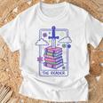 Dark Romance Reader Retro 90s Style Bookish Spicy Book Lover T-Shirt Gifts for Old Men