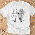 Dibs On The Villain Dark Romance Reader Romantasy Book Lover T-Shirt Gifts for Old Men Dibs On The Villain Dark Romance Reader Romantasy Book Lover T-Shirt Gifts for Old Men