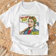 Dirty Hoes Garden Society Comic Book Style Women T-Shirt Gifts for Old Men