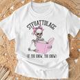 Dirty Romance Skeleton Reading Smut Smutty Book STFUATTDLAGG Comfort Colors Crop Top T-Shirt Gifts for Old Men