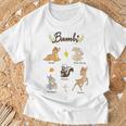 Disney Bambi Vintage Movie Characters Textbook Display T-Shirt Gifts for Old Men Disney Bambi Vintage Movie Characters Textbook Display T-Shirt Gifts for Old Men