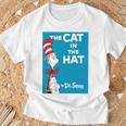 Dr Seuss The Cat In The Hat Book Cover T-Shirt Gifts for Old Men
