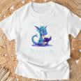 Dragon Reading Book Lover Leave Me Alone I'm Reading T-Shirt Gifts for Old Men