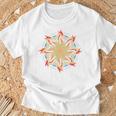 Dragons & Books Mandala Artistic Fire Beast Mindfulness T-Shirt Gifts for Old Men