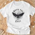 Edgar Allan Poe Nevermore The Raven Quote Literary Book T-Shirt Gifts for Old Men Edgar Allan Poe Nevermore The Raven Quote Literary Book T-Shirt Gifts for Old Men