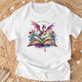 In My Fantasy Era Magic Dragon Book T-Shirt Gifts for Old Men