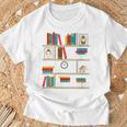FUNNY NO SELF SHELF CONTROL READING BOOKS BOOKWORM BOOK PUN T-Shirt Gifts for Old Men FUNNY NO SELF SHELF CONTROL READING BOOKS BOOKWORM BOOK PUN T-Shirt Gifts for Old Men
