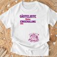 Guest List First Day At School Guest Book First Class T-Shirt Gifts for Old Men