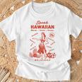 Hawaii Phrasebook 50s Tiki Style T-Shirt Gifts for Old Men