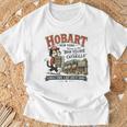 Hobart NY Book Village Of Catskills Vintage Mascot Logo T-Shirt Gifts for Old Men