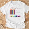 I'd Rather Be Coloring Adult Coloring Book T-Shirt T-Shirt Gifts for Old Men I'd Rather Be Coloring Adult Coloring Book T-Shirt T-Shirt Gifts for Old Men