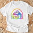 I'm With The Banned Books Retro Tie Dye Wildflowers T-Shirt Gifts for Old Men