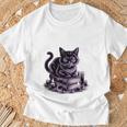 I'm An Indoor Cat Cute Witch Kitten With Books And Candles T-Shirt Gifts for Old Men I'm An Indoor Cat Cute Witch Kitten With Books And Candles T-Shirt Gifts for Old Men
