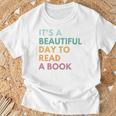 It's A Beautiful Day To Read A Book T-Shirt Gifts for Old Men